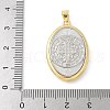 Brass Pendants KK-P294-10G-E-3