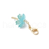 Umbrella Handmade Glass Seed Beaded & Acylic Pendant Decorations Sets HJEW-MZ00280-04-4
