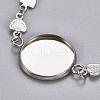 Tarnish Resistant 304 Stainless Steel Bracelet Making STAS-L248-004P-2