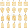 SUNNYCLUE 40Pcs 4 Styles Resin Pendants RESI-SC0003-46-1