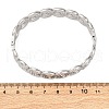 Spiral 304 Stainless Steel Bangles for Women BJEW-Q045-03P-3