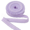 Polyester Ruffled Elastic Cord EW-WH0015-02F-1