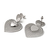 Stainless Steel Stud Earrings for Women EJEW-C110-15P-2