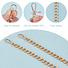   2Pcs Aluminum Bag Strap Curb Chains FIND-PH0018-54-4