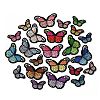 Polyester Embroidery Cloth Iron On/Sew On Patches DIY-U009-03-1