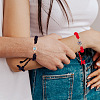 Nylon Weave Bracelets Making AJEW-TA00023-6