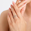 Oval Ring 925 Sterling Silver Finger Rings for Women FS-WGC6322-05-2