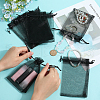 SOFPLATE 100pcs Large Organza Pouches Portable Shoes Bag Travel Storage Drawstring Bags OP-SP0001-03D-02-3
