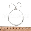 Adjustable Brass Micro Pave Cubic Zirconia Bracelets BJEW-G588-01P-4