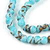 Baking Painted Glass Beads Strands DGLA-N010-4mm-03-3