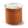 20M Polyester Braided Cord for Jewelry Making OCOR-G015-04A-10-2