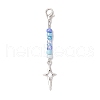 6Pcs Star Moon Sun Zinc Alloy Pendant Decorations HJEW-JM03159-03-4