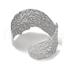 Twist Wide 304 Stainless Steel Cuff Bangles for Women BJEW-B104-20P-3