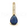 Brass Micro Pave Cubic Zirconia Pendants KK-U050-05G-01-2