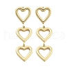 304 Stainless Steel Stud Earrings EJEW-S226-10G-02-2