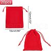  Rectangle Velvet Pouches TP-NB0001-34B-02-4