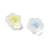 Frosted Transparent Acrylic Beads OACR-A032-16-2