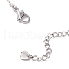 Brass Cable Chains Ring Bracelets for Women BJEW-JB11484-02-5