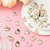 30Pcs 10 Styles Alloy Enamel Pendants ENAM-YW0004-11-4