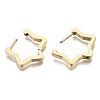 304 Stainless Steel Huggie Hoop Earrings STAS-R115-23G-2