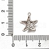 Brass Micro Pave Cubic Zirconia Pendants KK-M313-23P-3