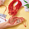 Eco-Friendly Korean Waxed Polyester Braided Adjustable Necklace Makings NJEW-TAC0015-03-10