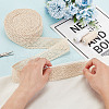 12 Yards Cotton Rhombus Lace Ribbons DIY-WH0580-03-4