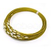 201 Stainless Steel Wire Necklace Cord TWIR-SW001-6-1