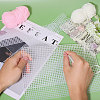Plastic Mesh Canvas Sheets DIY-WH0581-55-5