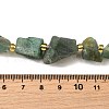 Raw Rough Natural Green Aventurine Beads Strands G-Z087-A02-5