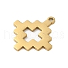304 Stainless Steel Pendants STAS-S123-03G-09-2