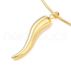 Pepper Brass Necklace BJEW-Q350-06G-2