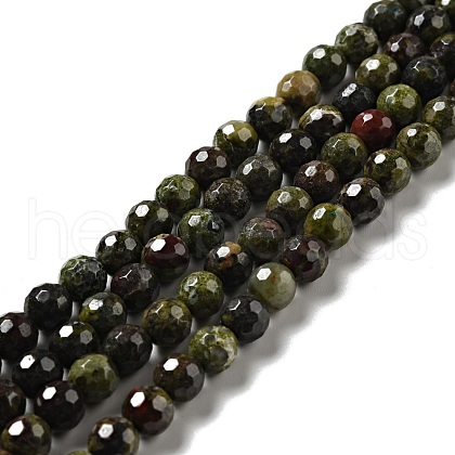 Natural Dragon Blood Beads Strands G-E571-30A-1