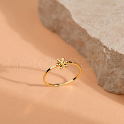 Flower Alloy Finger Rings for Women FS-WG85C29-02-1