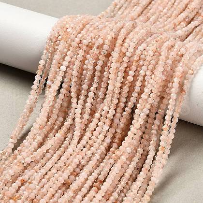 Natural Citrine Beads Strands G-RM2025-05A-2mm-1