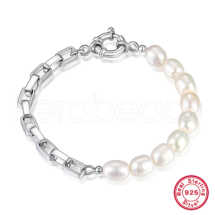Natural Pearl Beaded Bracelet LG0013-1-1