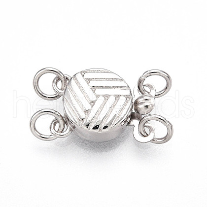 925 Sterling Silver Box Clasps STER-T008-150P-1