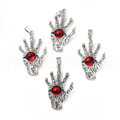 Tibetan Style Alloy Pendants TIBE-G021-01AS-1