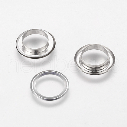 Brass Eyelets Ring KK-WH0004-05P-10mm-1