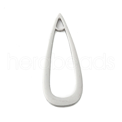 304 Stainless Steel Pendants STAS-B056-25P-1