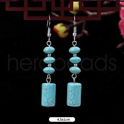 Turquoise Dangle Earrings for Women WG2299-3-1