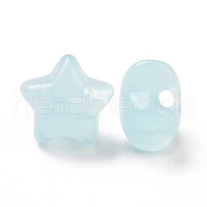 Imitation Jelly Style Acrylic Beads OACR-B002-03D-1
