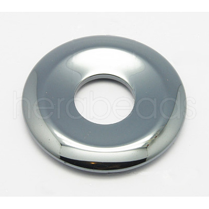 Non-magnetic Synthetic Hematite  Pendants G-D015-25-1