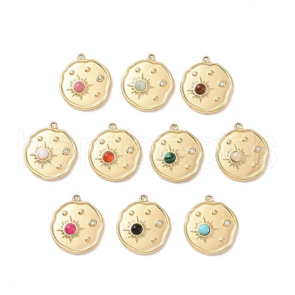 Natural & Synthetic Mixed Gemstone Pendants STAS-J400-11G-1
