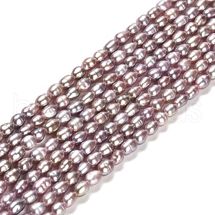 Natural Cultured Freshwater Pearl Beads Strands PEAR-E016-148-1