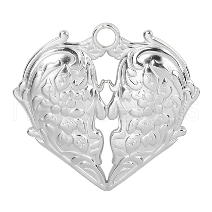 Non-Tarnish 201 Stainless Steel Pendants FIND-PW0004-34P-1