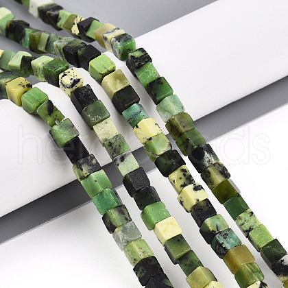 Natural Serpentine Beads Strands G-T140-36B-1
