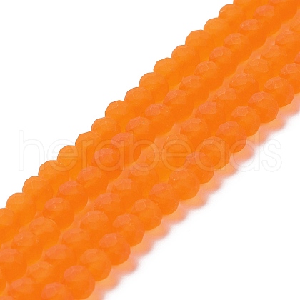Transparent Glass Beads Strands X-EGLA-A034-T6mm-MD25-1