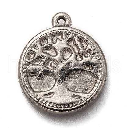 Non-Tarnish 304 Stainless Steel Pendants STAS-H123-10A-P-1