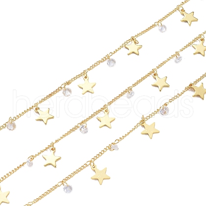 3.28 Feet Handmade Brass Curb Chains X-CHC-I006-08G-1